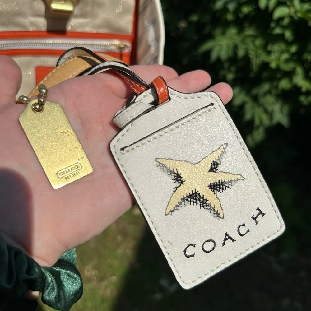 Coach x Pierre Le Tan 14962 Beach Umbrella Canvas Embellish Tote GUC 2010 - Picture 16 of 16